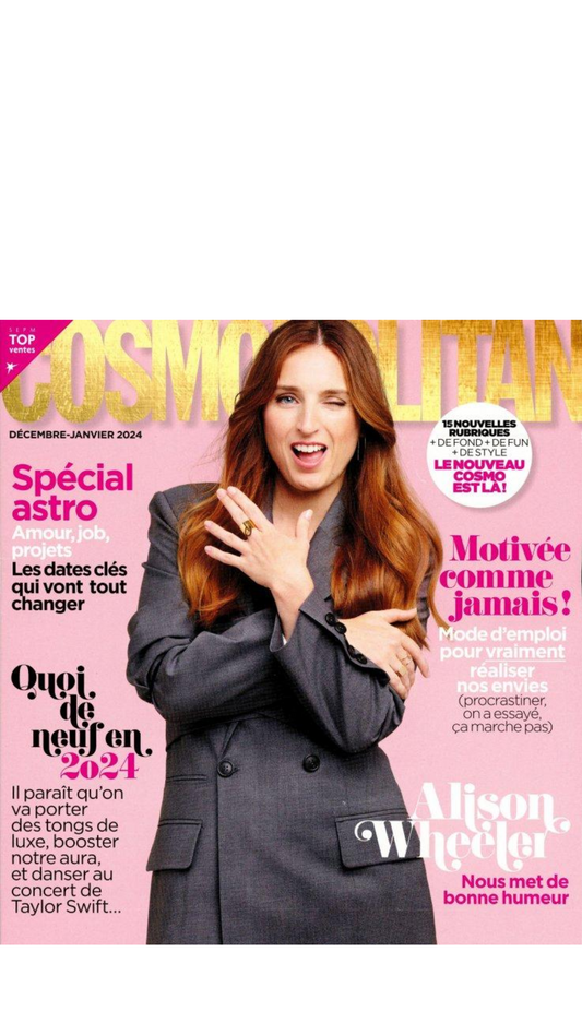 Sweet Wild dans le magazine cosmopolitan Décembre-Janvier 2024