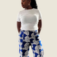 Pantalon cargo en pagne MARY
