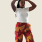 Pantalon cargo en pagne MARY