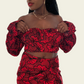 Jupe Portefeuille Beyonce rouge