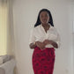 Jupe Portefeuille Beyonce rouge